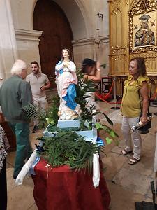 2018 09 29 AU 30 NOTRE DAME DE SANTA CRUZ A ALICANTE-Vierge dans Basilique 1